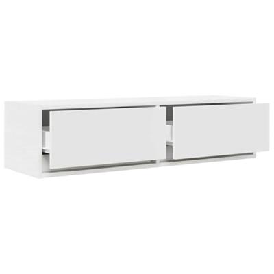 TV-kast met lade Wit 100 x 31 x 25,5 cm Bewerkt hout