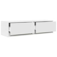 TV-kast met lade Wit 100 x 31 x 25,5 cm Bewerkt hout - thumbnail