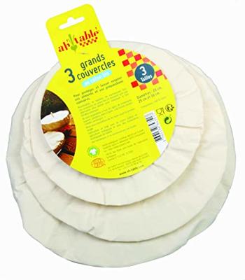 Ah! Table! Herbruikbare katoenen hoezen voor kommen - 3st