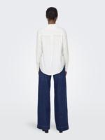 Only Onlberit Life L/s Shirt Wvn Blouse Snow White - thumbnail