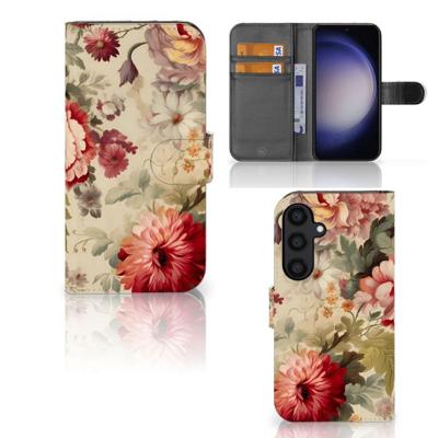 Hoesje voor Samsung Galaxy S24 Bloemen Hoesje voor Samsung Galaxy S24 Bloemen