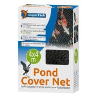 Vijverafdeknet 4 X 4 M 10 Pinnen vijver Superfish - Superfish - thumbnail