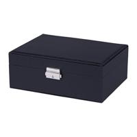 LYVION Sieradendoos - PU Leer - Zwart - thumbnail