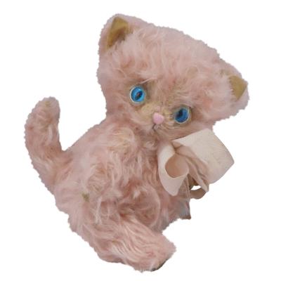 Clemens knuffelkat Daiki junior 17 cm pluche zalmroze Clemens knuffelkat Daiki junior 17 cm pluche zalmroze