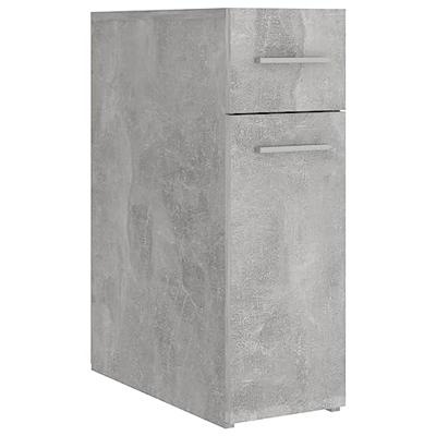 VidaXL Apothekerskast 20x45,5x60 cm bewerkt hout betongrijs