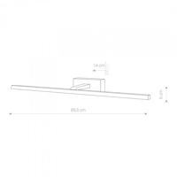 Lyora Spiegellamp met ledVan Gogh 89,5cm chroom - 10287 - thumbnail