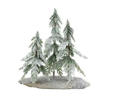 Tree Snow on Wood Slice 34cm Santaville - Santaville Tree Snow on Wood Slice 34cm Santaville - Santaville