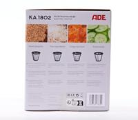 Elektrische rasp - ADE - KEUKENGEREEDSCHAP - 4 rasptypes - RVS/Kunststof - 29,2 x 21,3 x 25 cm - thumbnail