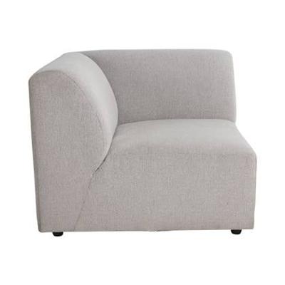 HKliving Jax bank Left Corner Sneak Light Grey