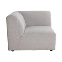 HKliving Jax bank Left Corner Sneak Light Grey - thumbnail