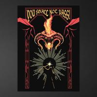 Poster Lord of the Rings - Balrog Glow in the Dark 50x70cm - thumbnail