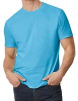 Gildan G980 Softstyle® EZ Adult T-Shirt - Baby Blue - XXL - thumbnail