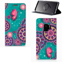 Samsung Galaxy S9 | Bookcase | Cirkels en Vlinders - thumbnail