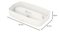 Leitz Opbergbak MyBox 5323 Wit (b x h x d) 30.7 x 5.6 x 18.1 cm 1 stuk(s) - thumbnail