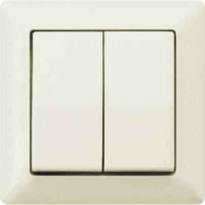 Jung AS500 Bed.element / centr.pl. schakelmat - 2-delige wip