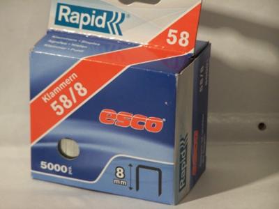 Rapid Nieten 58/8 mm Standaard | 5.000 Stuks - 468080050