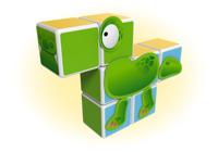 Geomag magicube - dinosaurs, 24dlg. - thumbnail