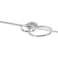 LED Plafondlamp 54W - Dimbaar & Kleur Aanpasbaar - Mat Chroom - thumbnail