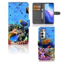 OPPO Find X3 Neo 5G | Telefoonhoesje | Met pasjeshouder | Vissen - thumbnail