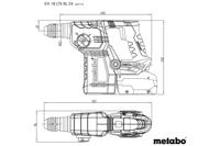 Metabo KH 18 LTX BL 24 SDS-Plus-Accu-combihamer 18 V 4.0 Ah - thumbnail