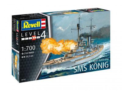 Revell 1/700 WWI Battleship SMS König Revell 1/700 WWI Battleship SMS König