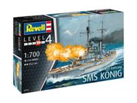 Revell 1/700 WWI Battleship SMS König - thumbnail