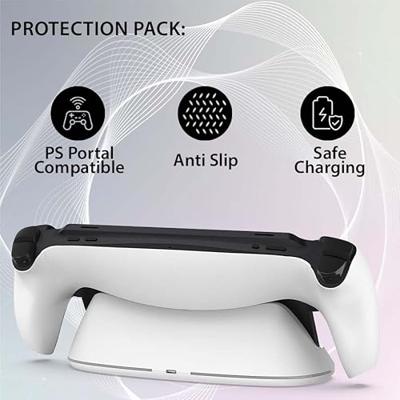 Oplaadstation - SUBSONIC - PS Portal-oplader - RGB LED - Snel opladen - USB Type-C