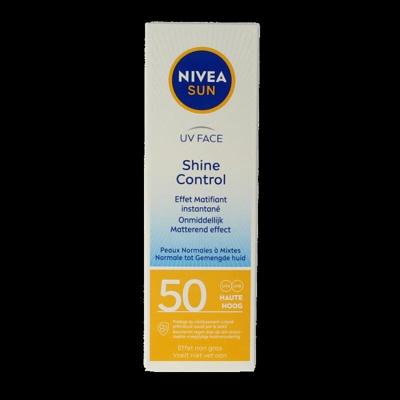 Nivea Sun uv face shine control SPF50 50 Milliliter