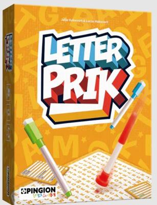 Intro Pingion games - letterprik bordspel