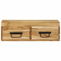 Tv-meubel wandmontage 60x30x19 cm massief acaciahout - thumbnail