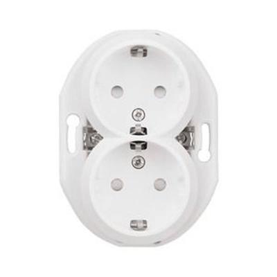 ELSO dubbele stekkerdoos WDE011122 KS ws Renova Wandcontactdoos dubbel Renova 1 stuk(s)