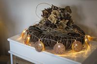 Konstsmide 3147-603 Motief lichtketting Binnen werkt op batterijen Aantal lampen 10 LED Warmwit Verlichte lengte: 0.9 m - thumbnail