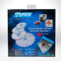 diamantzaag 350mm as30 Tyfoon universeel - thumbnail