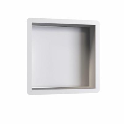 Inbouwnis 300x300 mm van geborsteld RVS Inbouwnis 300x300 mm van geborsteld RVS