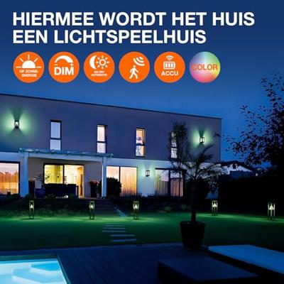 OSRAM HOMELIGHTING ENDURA Style Solar Wall Sensor Double Circle 6W Black 4099854455506 LED-buitenlamp (wand) OSRAM HOMELIGHTING ENDURA Style Solar Wall Sensor Double Circle 6W Black 4099854455506 LED-buitenlamp (wand)