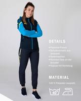 JAKO 6822D Jas Met Kap Performance Dames - Marine/Jako Blauw - 34 - thumbnail