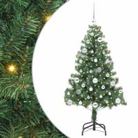 VidaXL Kerstboom met 150 led met standaard groen 150 cm pvc - thumbnail