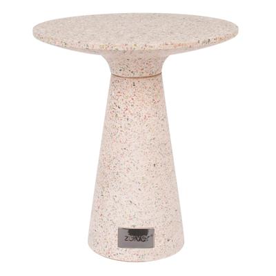 Zuiver Ronde Bijzettafel 'Victoria' Terrazzo, 41cm