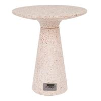 Zuiver Ronde Bijzettafel 'Victoria' Terrazzo, 41cm - thumbnail