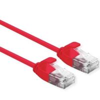 ROLINE UTP Data Center Patchkabel Cat.6A (Class EA), LSOH, extra dun, rood, 0,3 m - thumbnail
