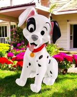 Disney Tuinbeeld 3d dalmatiers 40cm - thumbnail