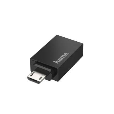 Hama Micro-USB-OTG-Adapter to USB-A, USB 2.0, 480 Mbps Kabel