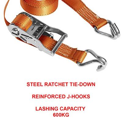 Masterlock Ratchet tie down 4,5m with J hookscolour : orange - 3211EURDAT