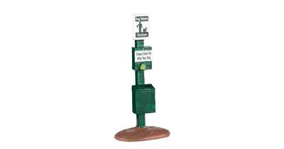 Dog park station kerstfiguur LEMAX - Lemax
