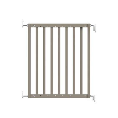 Geuther | Maya veiligheidshekje | Houten Uitschuifbaar Traphekje | Schroefhekje met Boren | Veiligheidshekje met Muurbevestiging | Taupe | Van 63.5 tot 105.5cm