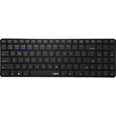 Rapoo toetsenbord mm slim zwart e9100m