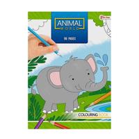 Animal World Kleurboek Wilde Dieren 96 Bladzijden - thumbnail