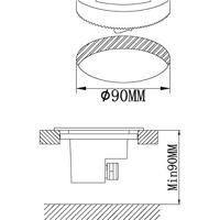 Eglo GrondinbouwspotLamedo rond RVS - 93482 - thumbnail