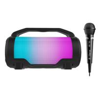 IDance CYCLONE400BK Party Speaker + Microfoon en LED Verlichting Zwart - thumbnail