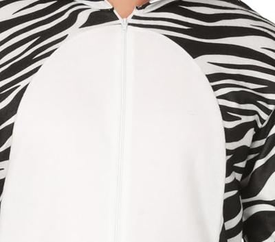 Zebra Jumpsuit met Capuchon - thumbnail
